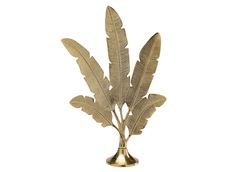 Статуэтка feathers (kare) золотой 48x73x17 см.