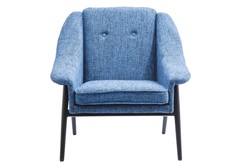 Кресло queens cosy (kare) голубой 80x80x84 см.