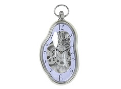 Часы настенные clockwork (kare) серебристый 18x37x7 см.