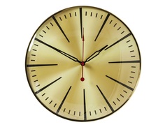Часы настенные casino (kare) золотой 30x30x5 см.