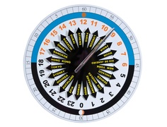 Часы настенные city circle (kare) мультиколор 38x38x6 см.