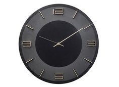 Часы настенные leonardo (kare) черный 49x49x5 см.