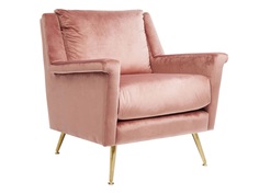 Кресло san diego (kare) розовый 81x84x86 см.