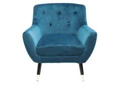Кресло olga (kare) синий 72x70x68 см.
