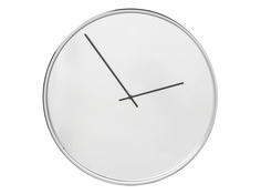 Часы настенные timeless (kare) серебристый 40x40x5 см.