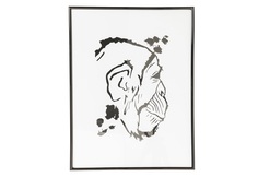 Картина в рамке monkey (kare) белый 38x50x2 см.