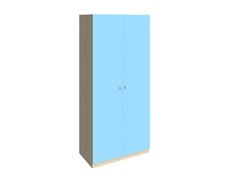 Шкаф 45 голубой (рв-мебель) голубой 90x45x200 см.