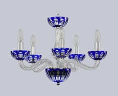 Люстра clear blue (bohemia ivele crystal) синий 33 см.