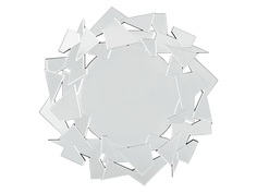 Зеркало pieces (kare) серебристый 93x93x3 см.