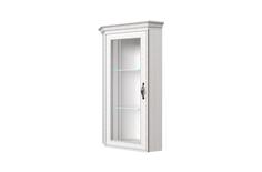 Шкаф с витриной tiffany 1vu (анрэкс) белый 51.8x122x51.8 см.