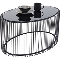 Столик кофейный wire (kare) черный 90x41x60 см.