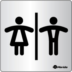 Табличка Общий туалет Merida