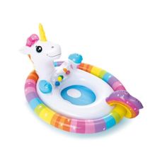 Надувной круг Intex Зверюшка Единорог, 77х58 см