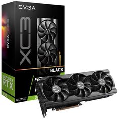 Видеокарта PCI-E EVGA GeForce RTX 3080 XC3 BLACK GAMING (10G-P5-3881-KL) 10GB GDDR6X 320bit 8nm 1440/19000MHz HDMI/3*DP RTL