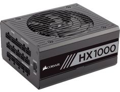 Блок питания ATX Corsair HX1000 CP-9020139-EU 1000W Active PFC, 80Plus Platinum, полностью модульный, RTL