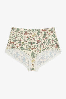 Трусы с высокой посадкой Monki