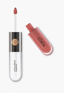 Помада жидкая Kiko Milano стойкая 12Ч, 2в1 (Помада + Блеск), UNLIMITED DOUBLE TOUCH, тон 103 Natural Rose, 6 мл