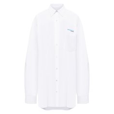 Хлопковая рубашка Raf Simons