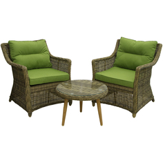 Комплект мебели Yuhang 3 предмета Зеленый
