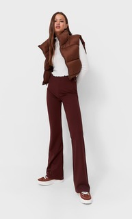 Stradivarius Футболка Из Мягкой Ткани Цвет Небеленого Полотна L