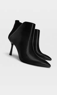 Stradivarius Черные Ботильоны На Шпильке Черный 38