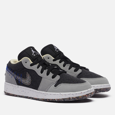 Подростковые кроссовки Jordan Air Jordan 1 Low SE GS Crater, цвет серый