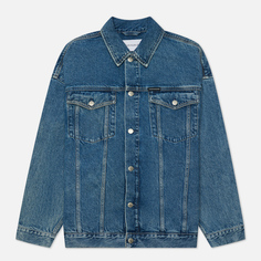 Мужская джинсовая куртка Calvin Klein Jeans Extreme Oversized, цвет синий