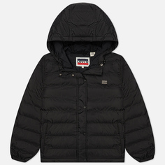 Женский пуховик Levis Edie Packable, цвет чёрный