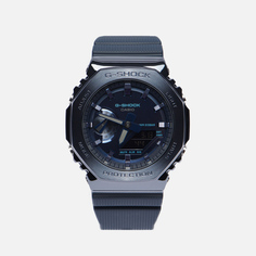Наручные часы CASIO G-SHOCK GM-2100N-2A Metal Covered CasiOak, цвет синий