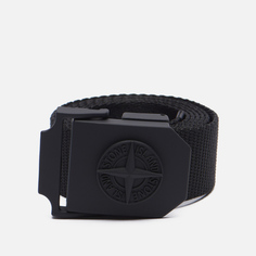Ремень Stone Island Nylon Tape 7515, цвет чёрный