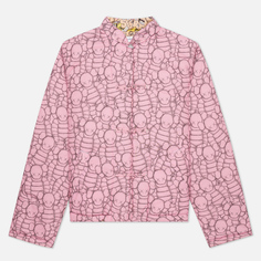 Мужская куртка Comme des Garcons SHIRT x KAWS Print B/F, цвет розовый
