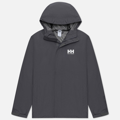 Мужская куртка ветровка Helly Hansen Seven J, цвет серый