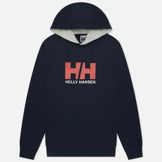 Мужская толстовка Helly Hansen HH Logo Hoodie, цвет синий
