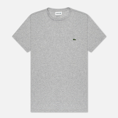 Мужская футболка Lacoste Crew Neck Pima Cotton, цвет серый