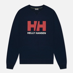 Мужская толстовка Helly Hansen HH Logo Crew, цвет синий