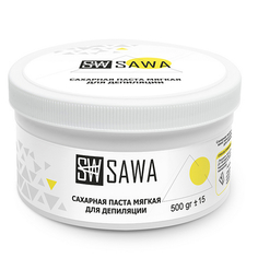 SAWA, Паста для шугаринга мягкая гипоаллергенная, 500 г