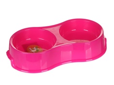 Миска двойная Пижон 2x160ml 897786