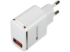 Зарядное устройство Canyon 1xUSB CNE-CHA043WR