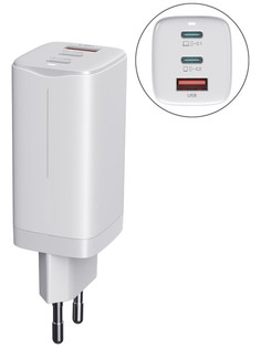 Зарядное устройство Wiwu GaN Charger EU Standard 65W White 6973218936673