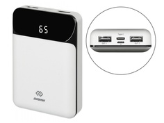 Внешний аккумулятор Digma Power Bank DG-10000-SML-W 10000mAh White