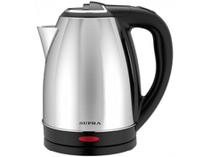 Чайник SUPRA KES-1800, металл/черный