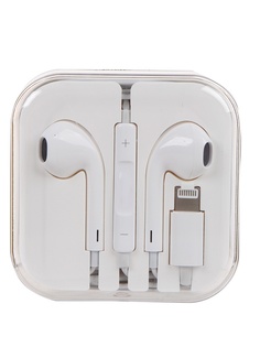 Наушники Wiwu Lightning Earbuds 302 White