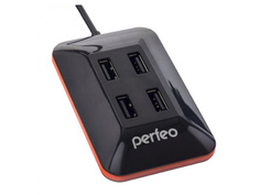 Хаб USB Perfeo PF-VI-H028 4 Ports Black PF_A4527