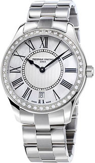 Швейцарские наручные женские часы Frederique Constant FC-220MPW3BD6B. Коллекция Classics Quartz