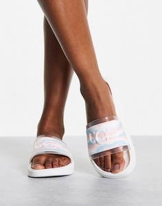 Шлепанцы в полоску в цветах Pride UGG Cali Collage-Разноцветный