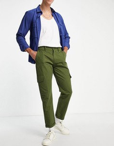 Свободные брюки карго цвета хаки в утилитарном стиле Sixth June-Зеленый цвет
