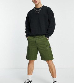 Свободные шорты карго цвета хаки в утилитарном стиле Sixth June-Зеленый цвет