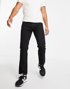 Черные прямые джинсы Topman-Черный цвет