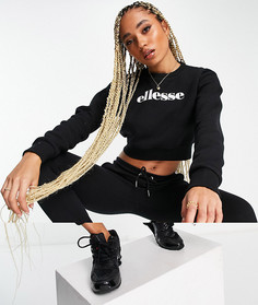 Черный короткий джемпер и джоггеры ellesse-Черный цвет