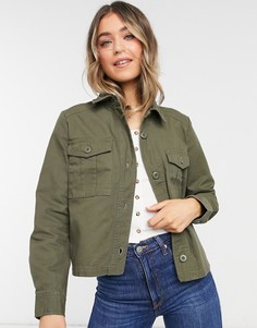 Куртка на пуговицах цвета хаки JDY-Розовый цвет